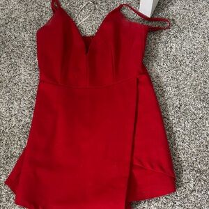 Chic Red Women's Jumpsuit